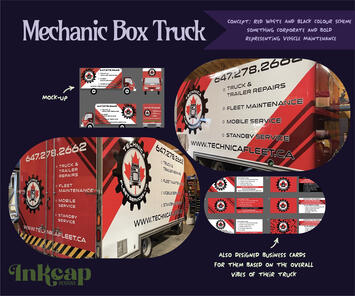 Mechanic Box Truck Wrap