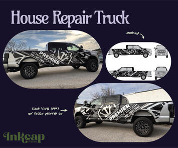 House Repair Truck Wrap