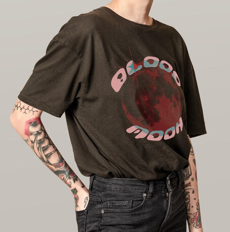 Blood Moon - T-Shirt Design Mockup