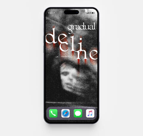 Gradual Decline In Morale - Phone Wallpaper Design Concept
